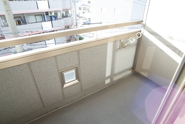 パトリア芦屋のバルコニー