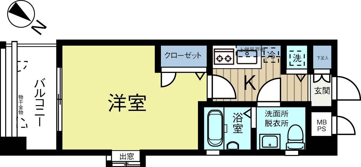ピュアドームグランテージ博多の間取り