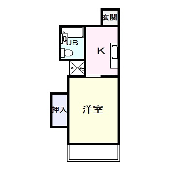 東コーポビルの間取り