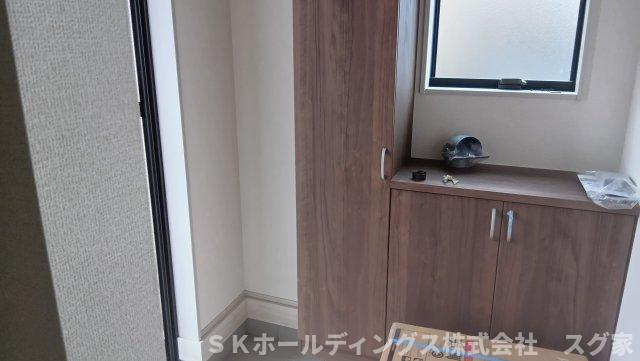 舞鶴市七日市２期２号棟の玄関