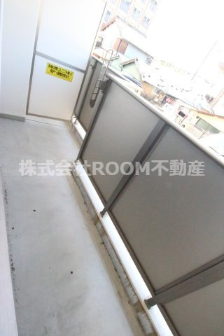 リアン都島のバルコニー|広々としたバルコニーです
