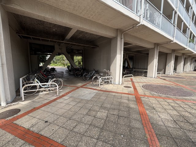 駐輪場です