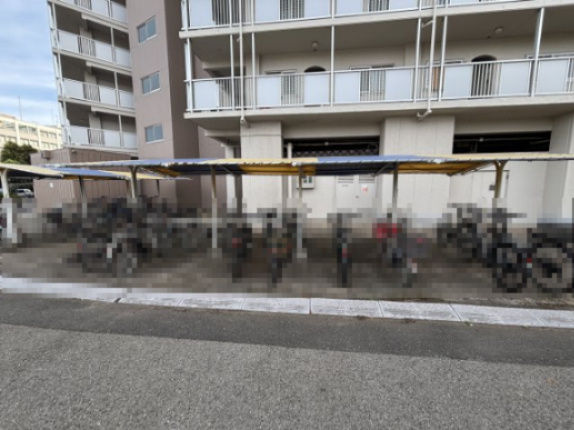 駐輪場です