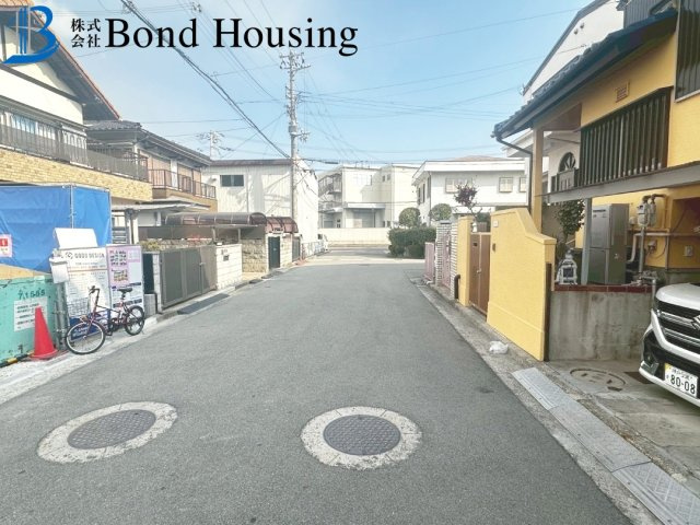 「土山駅徒歩8分」「長期優良住宅」西二見 限定1棟の前面道路含む現地写真