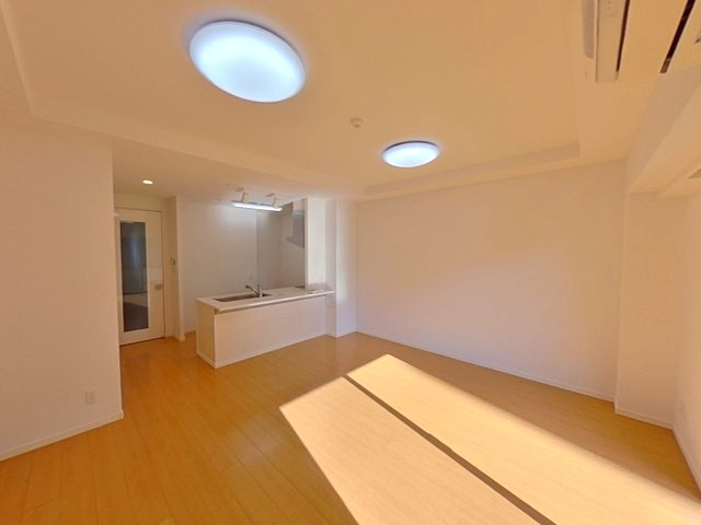 熊本市中央区南千反畑町の賃貸マンションの居間・リビング