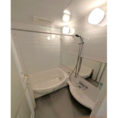 熊本市中央区南千反畑町の賃貸マンションの浴室