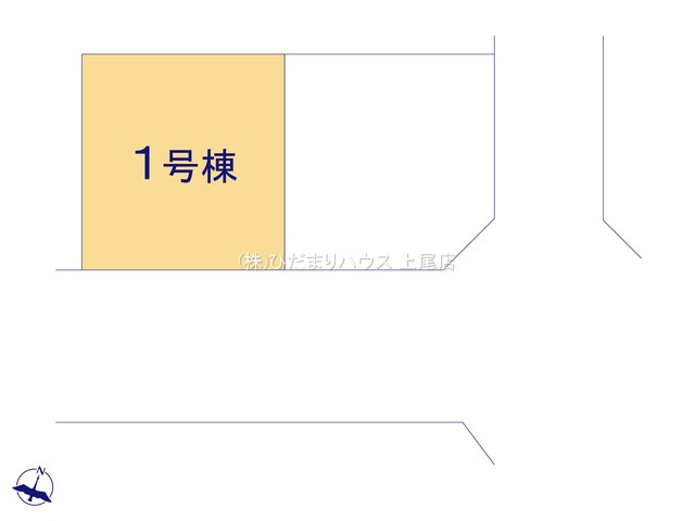北区宮原町2丁目4期　新築戸建　ブルーミング01の区画図