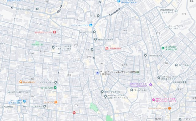 神戸市垂水区霞ケ丘　第3期　新築一戸建ての地図