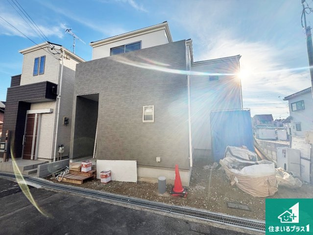 明石市朝霧町　第３期　新築一戸建ての外観|周辺は落ち着いた街並みの住宅地！子育てがしやすい住環境です！まだ未完成ですが、現地でしかわからない事もございます。是非一度ご覧ください。