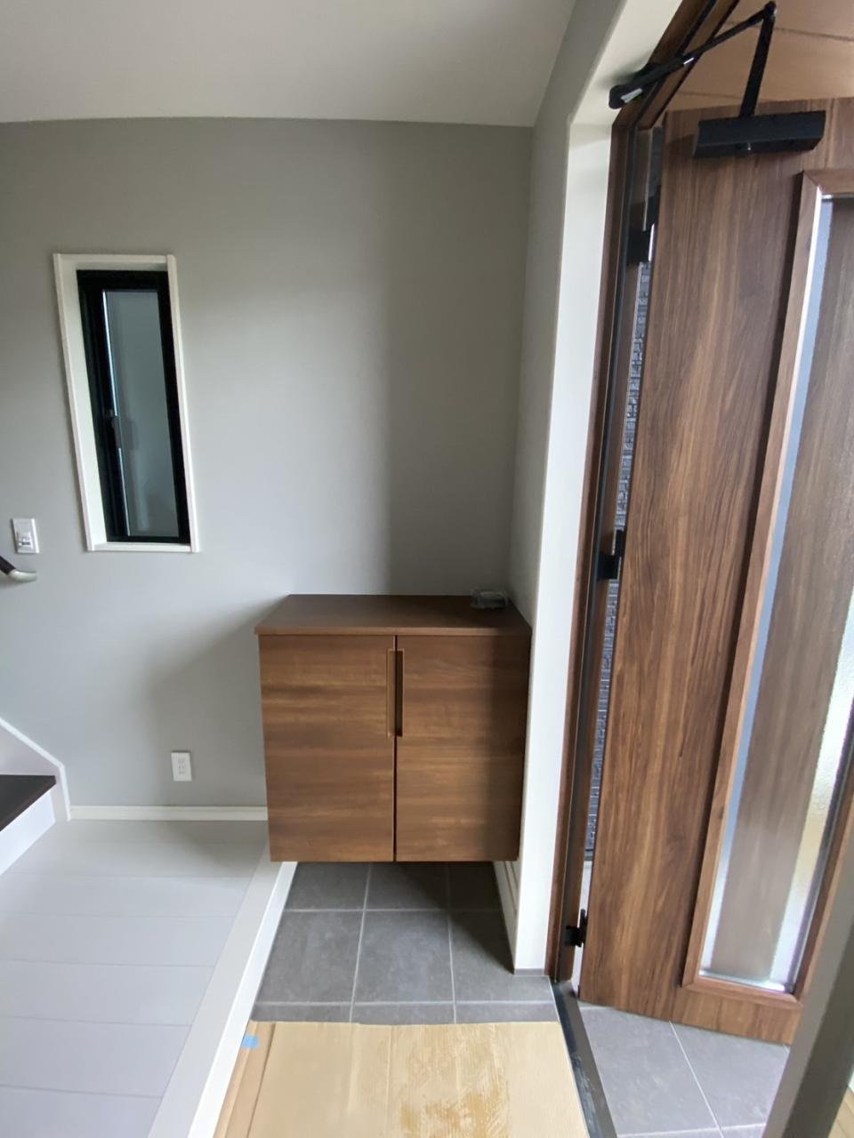 神田　中古戸建　（築浅物件）の収納|玄関収納（建築当初の写真となります）