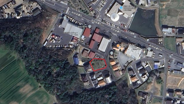 津山市高野山西　売土地　163坪の地図
