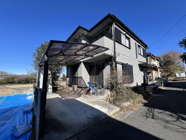 春日部市大衾　中古戸建の前面道路含む現地写真