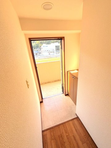 ハピネス岩田の玄関