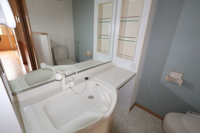 ソレイユの洗面所