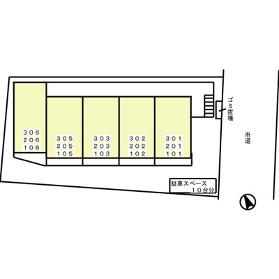 【区画図】 | シャルマン参番館(シャルマンサンバンカン)