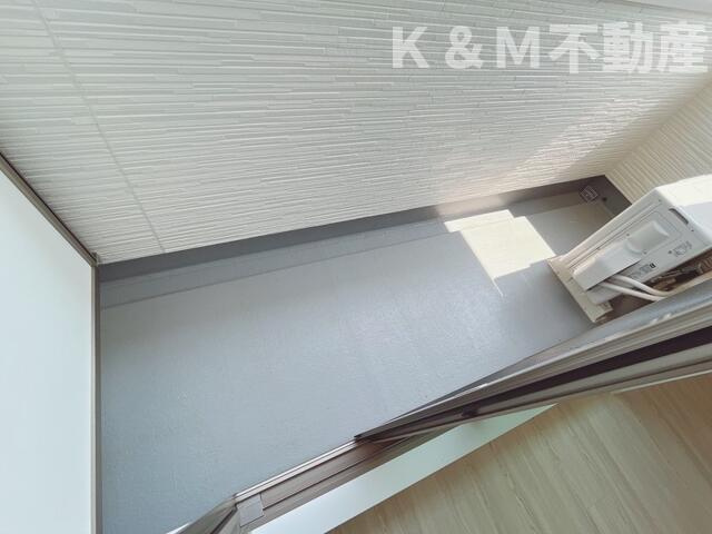 Ｍａｉｓｏｎ　Ｃｌａｉｒｅ南柏のバルコニー|外からの目が気にならないバルコニーで洗濯物が干せます