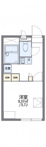 レオパレス針ヶ谷の丘の間取り