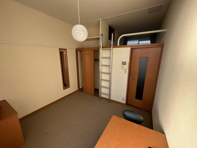 レオパレスカルーナの居間・リビング|2階、3階は絨毯となります
