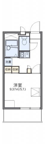 レオパレスカルーナの間取り