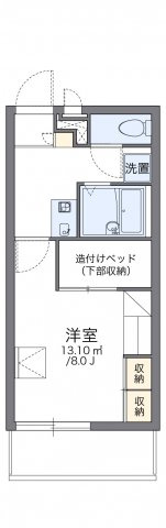 レオパレスきららの間取り|代表的な間取のため実際の間取とは異なる場合があります