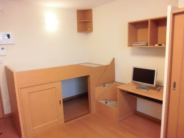 レオパレスプレヴェールの寝室