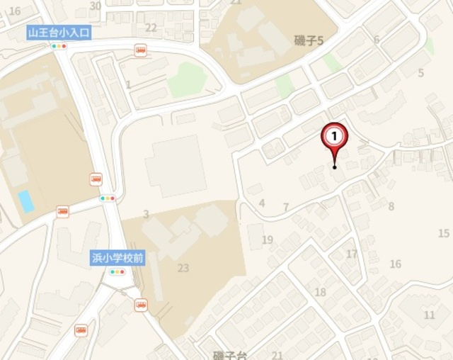 グリーンテラスの地図