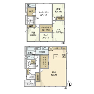 【間取り】 | 小張戸建