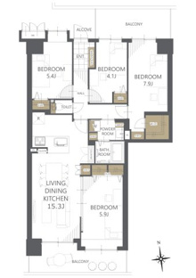 【間取り】モアコート戸塚 