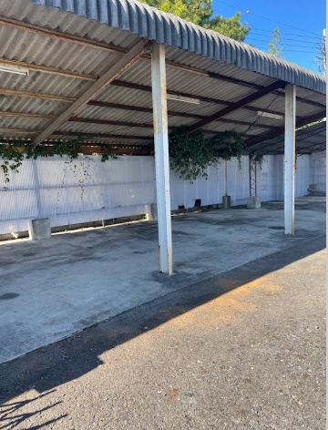 守山市小浜町の倉庫の外観