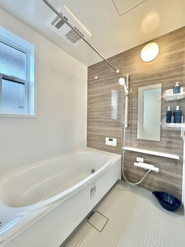 タマタウン浜松西中瀬　全5区画の浴室|広々とした浴室は一日の疲れを癒してくれます♪
