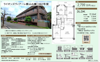  | 【ライオンズヴィアーレ鹿山A棟】✨️仲介手数料無料✨️旭出小学校・滝ノ水中学校