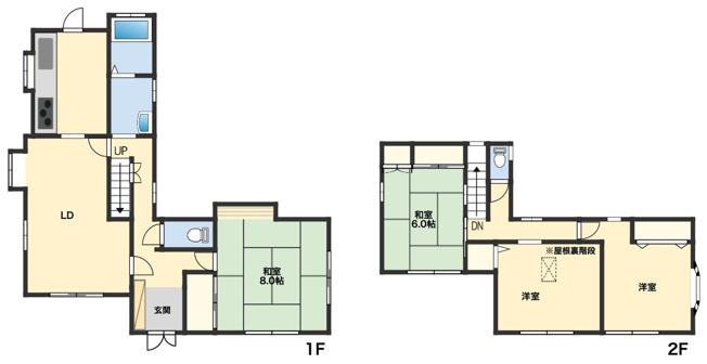 【間取り】 | 千葉県柏市宿連寺 中古戸建