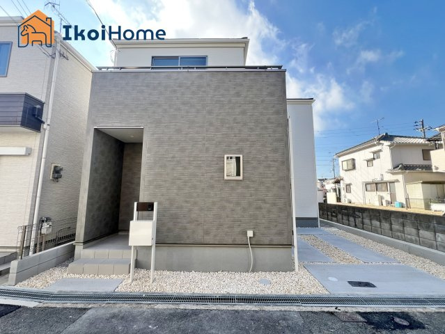 明石市朝霧町3期　全1棟　1号棟の外観|【ホームページに現地動画掲載中】●年中無休：当日予約可●山電大蔵谷駅徒歩６分！JR朝霧駅徒歩13分