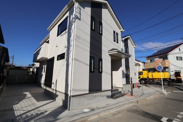 《仲介手数料無料》北区奈良町79-7新築一戸建てハートフルタウンの外観|撮影日 2025年12月6日 10:10 晴れ