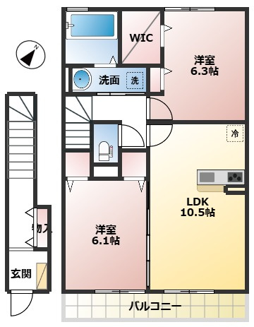 フィオーレの間取り