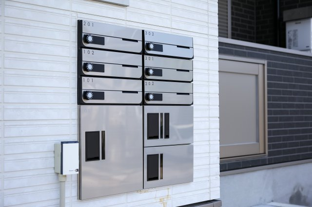 【設備】 | シュロス陣原 | 郵便受けです。