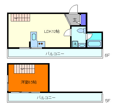 甲南オーキッドの間取り
