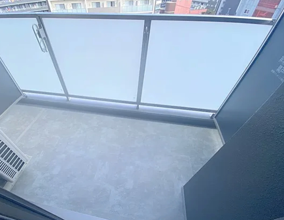 アーバネックス梅田中崎町Ⅱのバルコニー