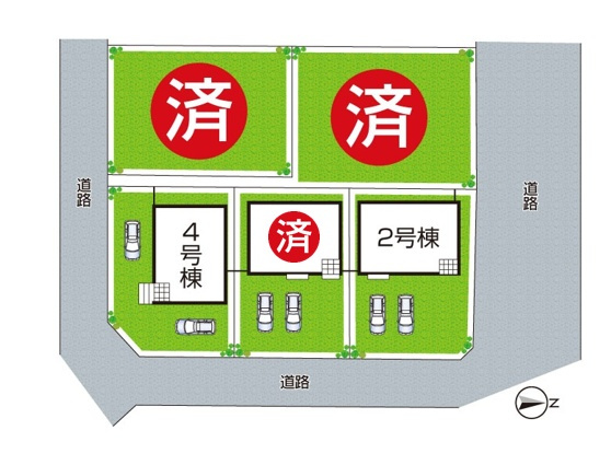 西脇市和布町　第２期　新築一戸建ての区画図|全３区画