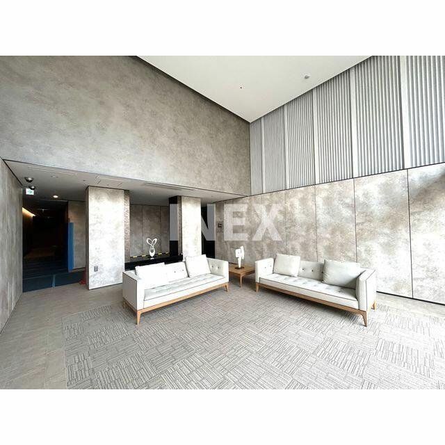 横浜市神奈川区高島台の賃貸マンションのロビー