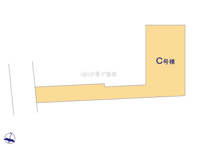 【区画図】 | 《仲介手数料無料》南区関１丁目8-14(C号棟)新築一戸建てハートフルタウン