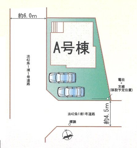 仲介手数料無料　新築戸建　鴻巣市緑町　全１棟の区画図