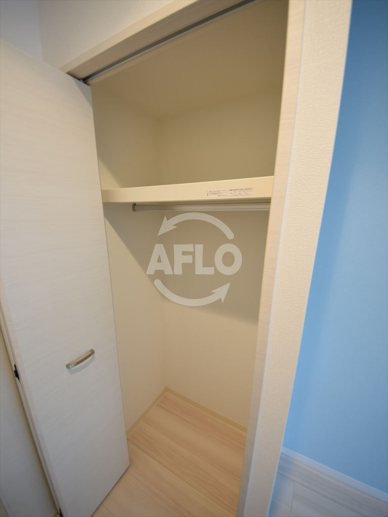 エグゼ難波南Ⅴの収納|エグゼ難波南Ⅴ　クローゼット