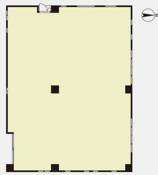 森の里ショッピングプラザ　２階銀行等の間取り