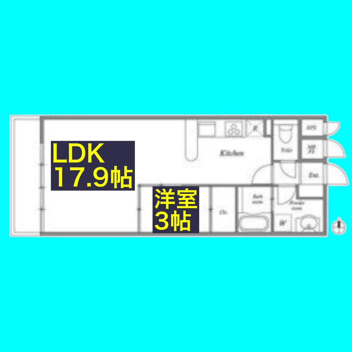 Gramercy Shirakawa Koenの間取り