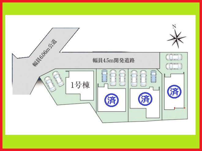 清須市春日上高畑の新築一戸建の区画図|◇区画図◇