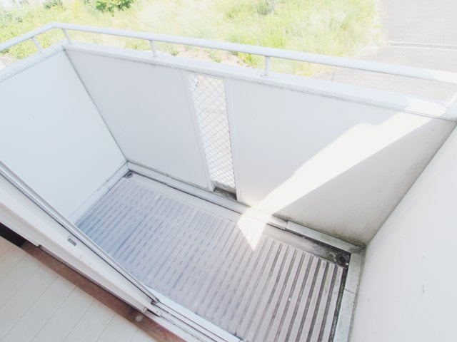 ミニオンハイツ　Cのバルコニー
