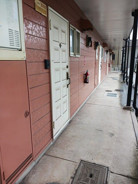 コーポ番水のエントランス