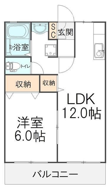 メゾンオーキスＢ棟の間取り| 