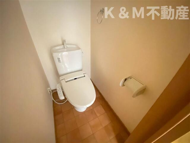 メゾンオーキスＢ棟のトイレ|シンプルで使いやすいトイレです